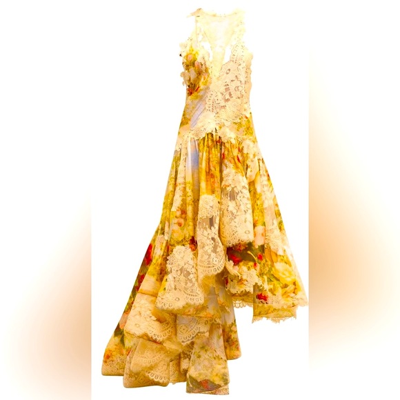 NWT Zimmermann Luminosity spliced lace dress.  Fall 2023 (Zimmermann size 2) - Picture 4 of 9